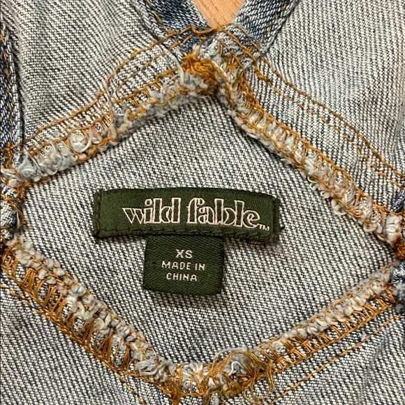 Wild Fable Blue Denim Overalls - Picture 2 of 4
